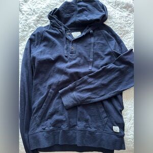 Lucky Brand Men's Navy Hoodie-type Shirt